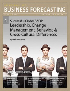 Journal of Business Forecasting Fall 2012