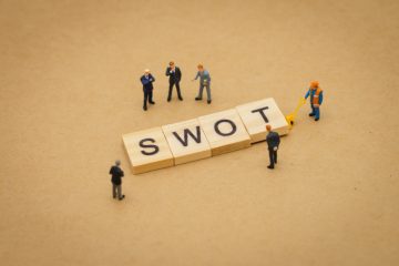 Image of letters spelling SWOT